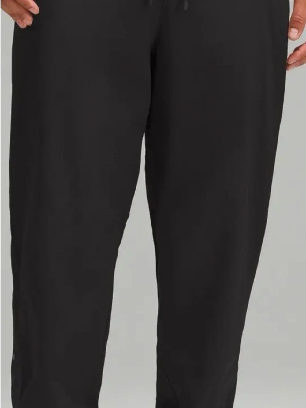 lululemon athletica Men’s Black Snap-Waist Joggers